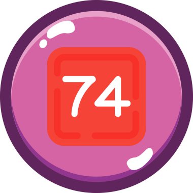 Modern bir simgenin vektör illüstrasyonu