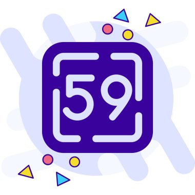 5 numara ve 6 numaralı simge tasarımı