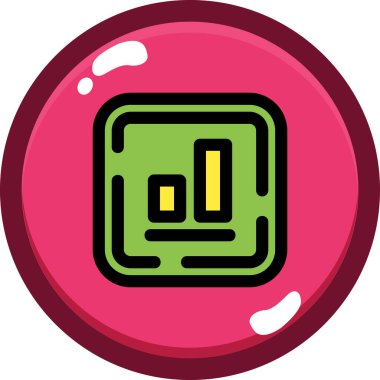 Moda biçimi izole edilmiş arkaplanda oyun simgesi