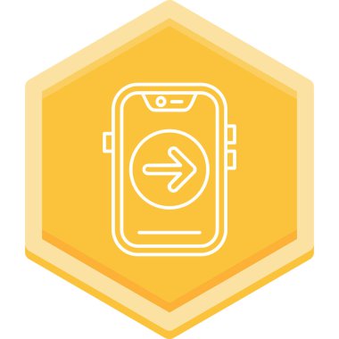 Modern simgenin vektör illüstrasyonu