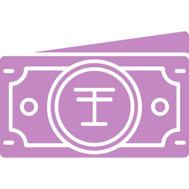 Para için. Web simgesi basit illüstrasyon