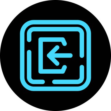 vektör simgesi, boşluk arkaplanını kopyala