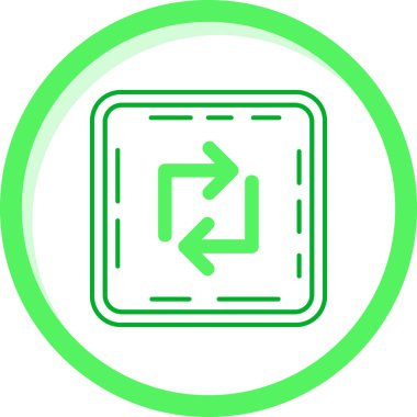 yön ikonu vektör illüstrasyonu