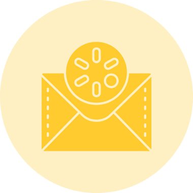 E-posta. Web simgesi basit illüstrasyon