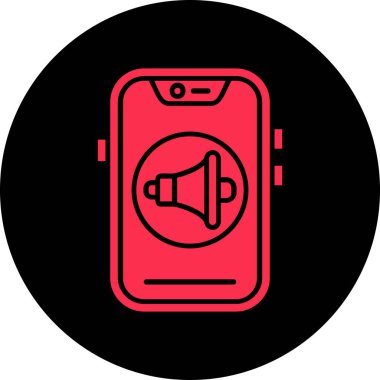 Modern simgenin vektör illüstrasyonu