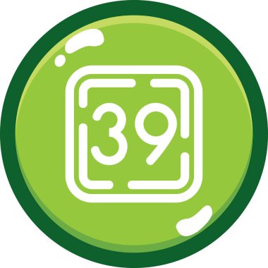 26 saat müşteri hizmetleri simgesi, basit biçim