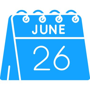 Haziran 23 tarih simgesi