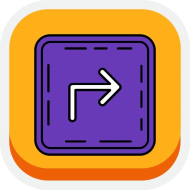 ok simgesi vektör illüstrasyonu