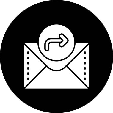 E-posta. Web simgesi basit illüstrasyon