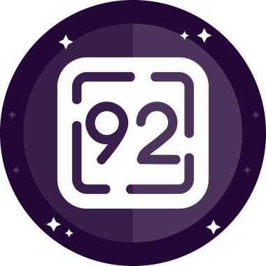 28 saat simgesi, vektör illüstrasyonu