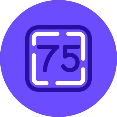 Sekiz numaralı simge vektör illüstrasyonu