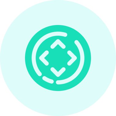 Modern bir simgenin vektör illüstrasyonu