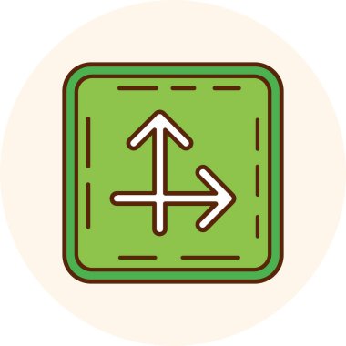 ok simgesi vektör illüstrasyonu