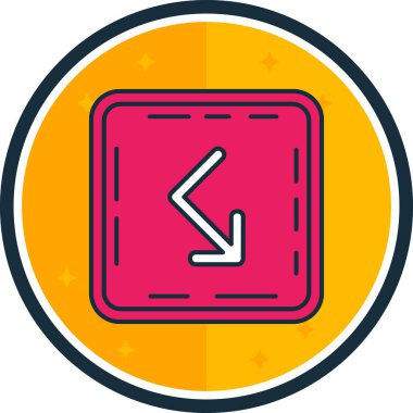 Vektör illüstrasyonu, simge ögesi