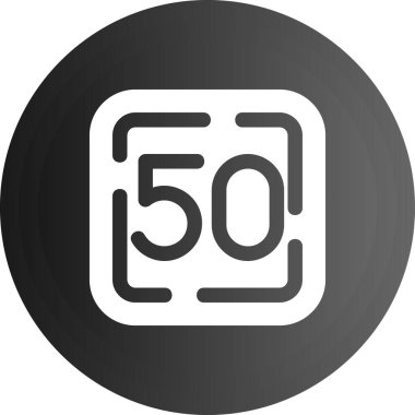 Tek bir modern simgenin vektör illüstrasyonu