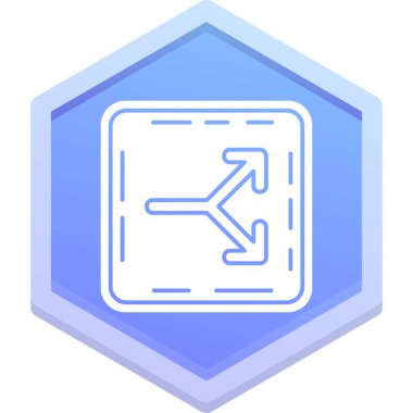 yön ikonu vektör illüstrasyonu