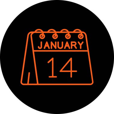 Takvim simgesi vektör illüstrasyonu