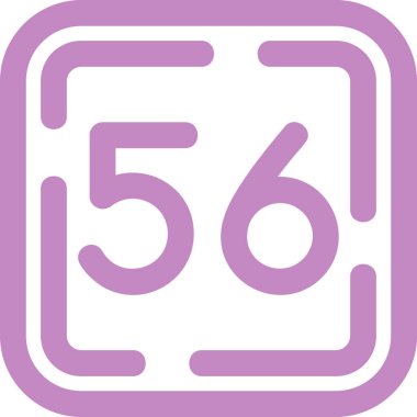 586 simgesi, vektör illüstrasyonu