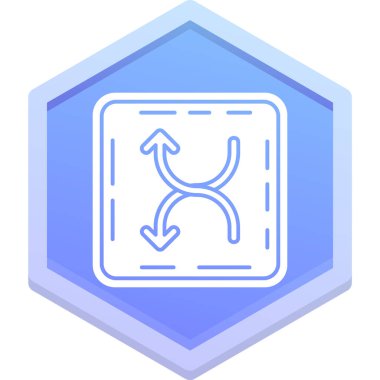 Oklar. Web simgesi basit illüstrasyon