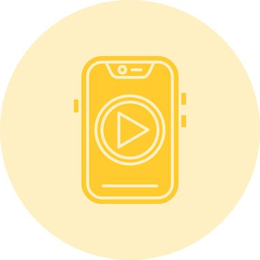 akıllı telefon simgesi vektör illüstrasyonu