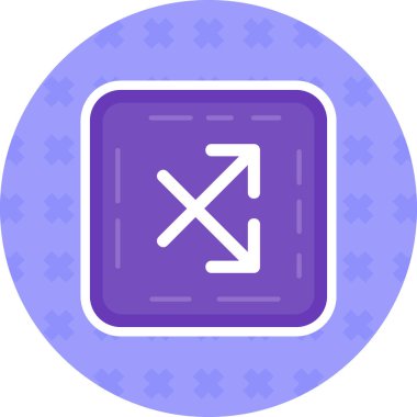 Yön. Web simgesi basit illüstrasyon