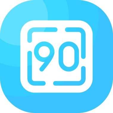 8 numaralı simge, vektör illüstrasyon tasarımı, 6 numara