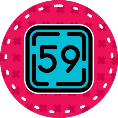 Casino çip vektör simgesi