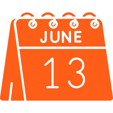 Tek günlük takvimde 13 Haziran tarihi