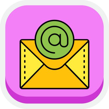 e- posta simgesi vektör illüstrasyonu