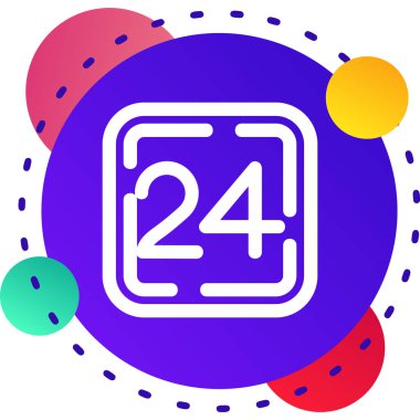 Renk çizgisi 4 Mart günü simgesi beyaz arkaplanda izole edildi. Mutlu kadınlar günü. Mutlu kadınlar günü. Değişken rastgele dinamik şekiller. vektör illüstrasyonu