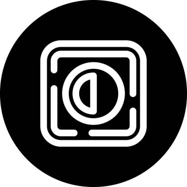 CD mi? Web simgesi basit illüstrasyon