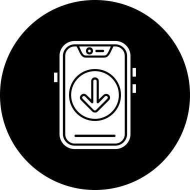 akıllı telefon simgesi, vektör çizim