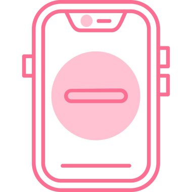 akıllı telefon simgesi vektör illüstrasyonu