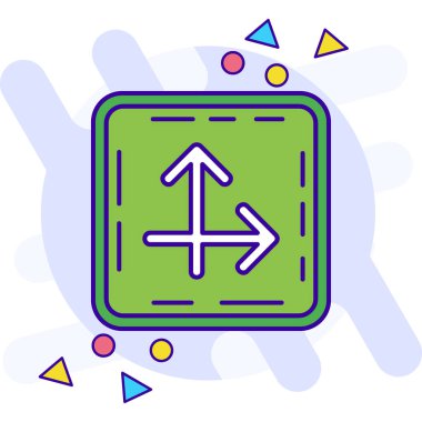 Yönü belirleme simgesi - özet biçimi