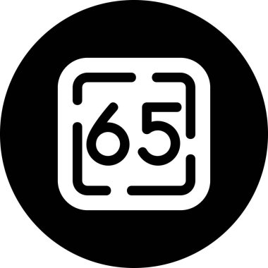 Modern bir simgenin vektör illüstrasyonu