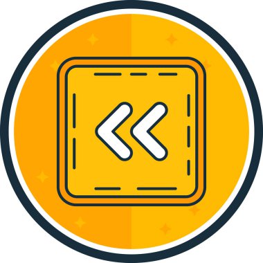 Bir yıldız simgesinin vektör illüstrasyonu