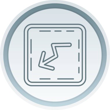 vektör lcd simgesi illüstrasyonu