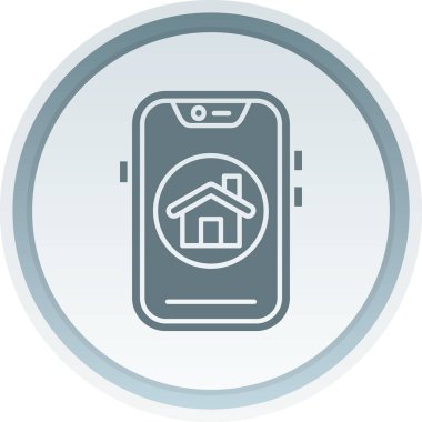 Ev simgesi vektör illüstrasyonu