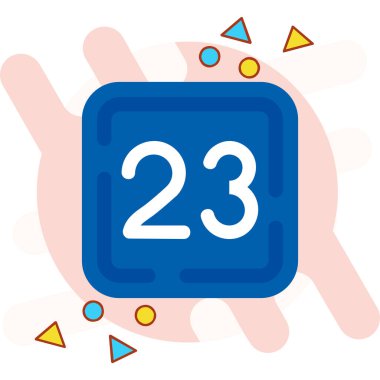 Takvim simgesi vektör illüstrasyon tasarımı