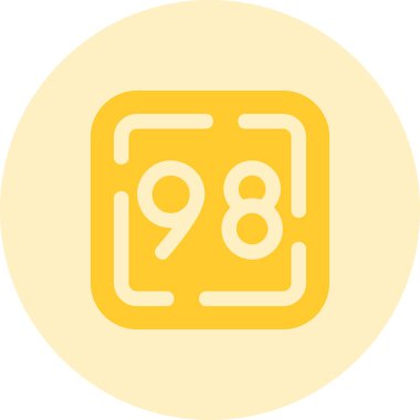 Kişisel ve ticari kullanım için 98 simgesi...