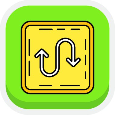 ok yönü simgesi doldurulmuş özet biçimi