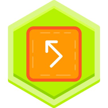 ok simgesinin vektör illüstrasyonu