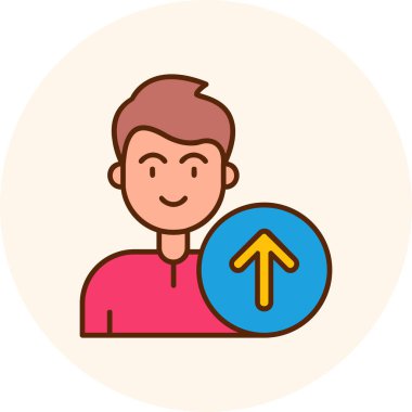 vektör olarak erkek kullanıcı simgesi. logotype