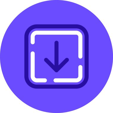 ok simgesi, vektör illüstrasyonu basit tasarım