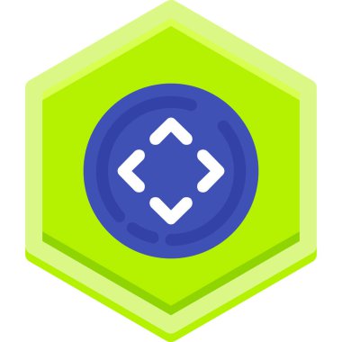 Modern bir simgenin vektör illüstrasyonu