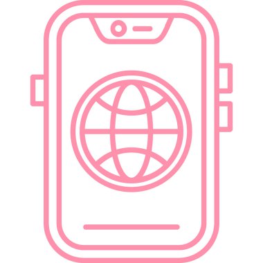 mobil simge vektör illüstrasyonu