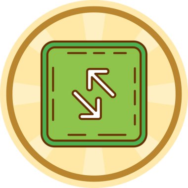 Bozuk para simgesinin vektör illüstrasyonu