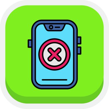 cep telefonu simgesi, modern tasarım vektör çizimi