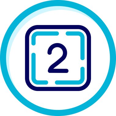 Moda tasarım arka planında 2 gün kalan simge