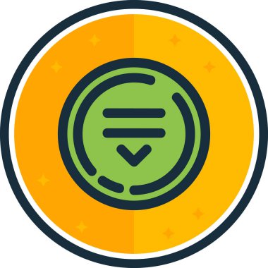 Rozet simge vektör çizim